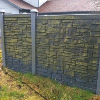 Retaining Wall Pressure Cleaning Everett WA Before