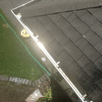 Roof Gutter Pressure Washing After