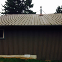 Before Metal Roof Cleaning WA