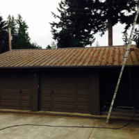 Before Metal Roof Cleaning Everett WA